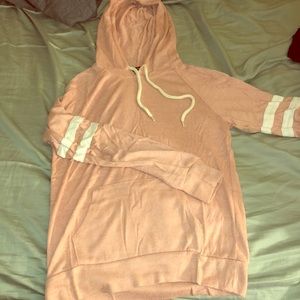 Soft long sleeve hooded shirt